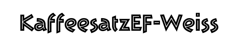 KaffeesatzEF-Weiss font preview