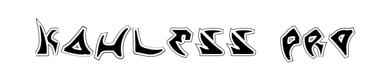 Kahless Pro font preview