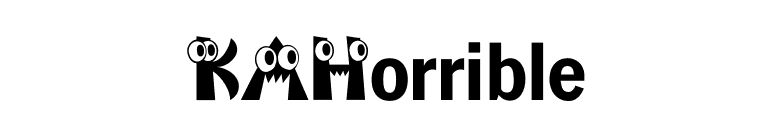 KAHorrible font preview