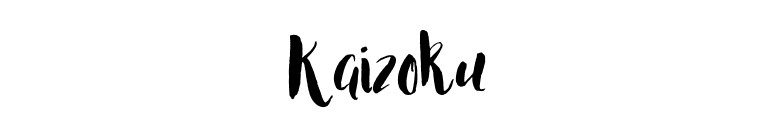 Kaizoku font preview