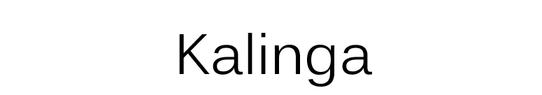 Kalinga font preview