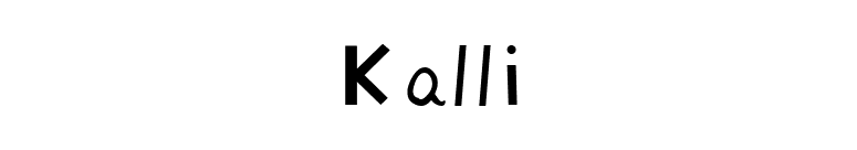 Kalli font preview