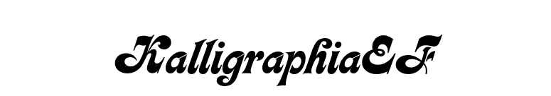 KalligraphiaEF font preview