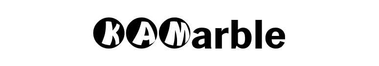 KAMarble font preview
