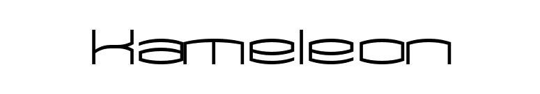 Kameleon font preview