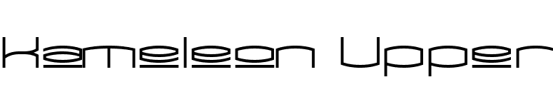 Kameleon Upper font preview