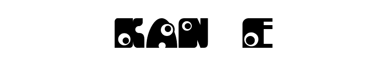 kan E font preview