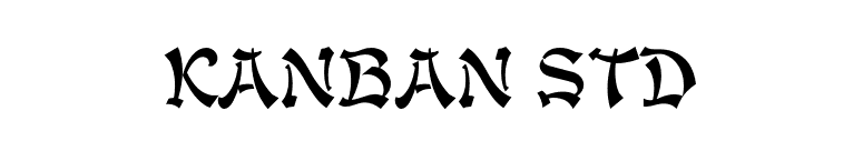 Kanban Std font preview