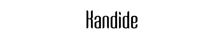 Kandide font preview