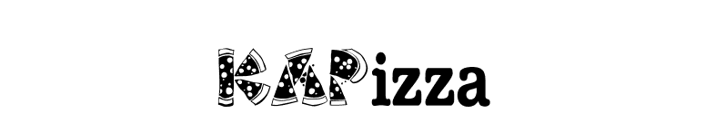 KAPizza font preview