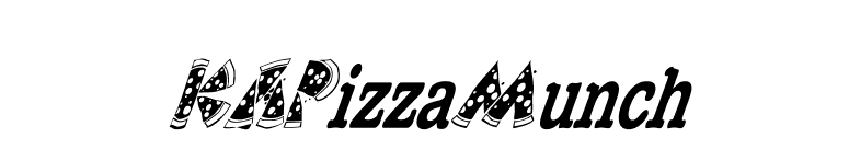 KAPizzaMunch font preview