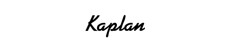Kaplan font preview