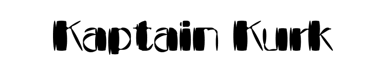 Kaptain Kurk font preview