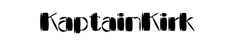KaptainKirk font preview