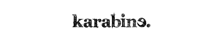 karabinE. font preview