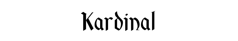 Kardinal font preview