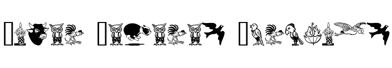Karen Helenes Dingbats font preview