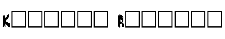 Karloff Regular font preview