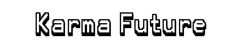Karma Future font preview