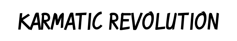 Karmatic Revolution font preview