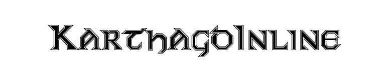 KarthagoInline font preview