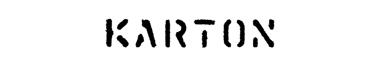 Karton font preview