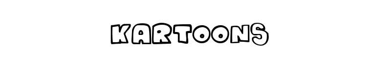 Kartoons font preview