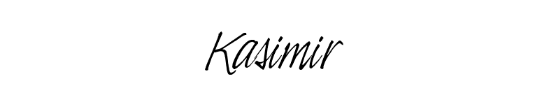 Kasimir font preview