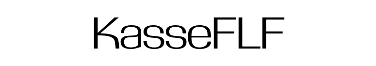 KasseFLF font preview