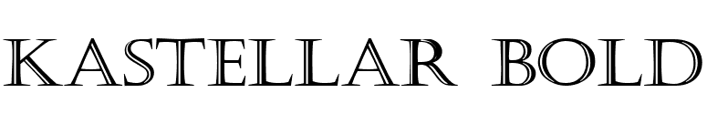 Kastellar Bold font preview