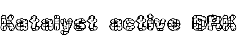 Katalyst active BRK font preview