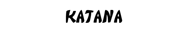 Katana font preview