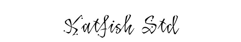 Katfish Std font preview