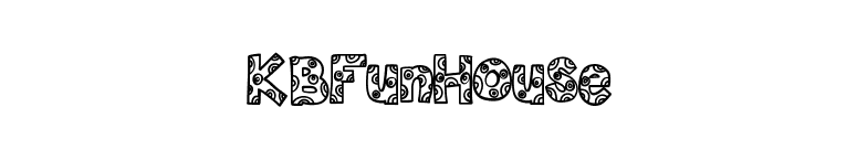 KBFunHouse font preview