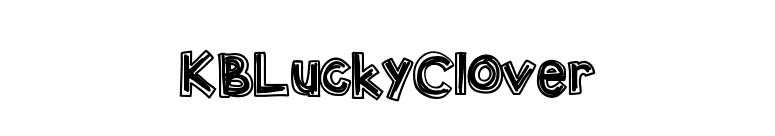 KBLuckyClover font preview