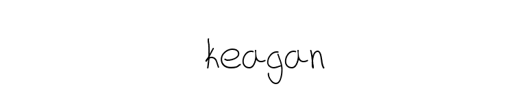 keagan font preview