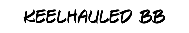 Keelhauled BB font preview