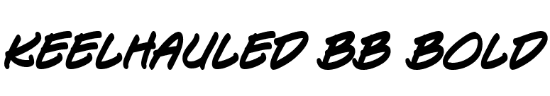 Keelhauled BB Bold font preview