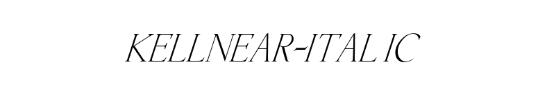 Kellnear-Italic font preview