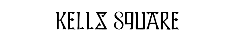 Kells Square font preview