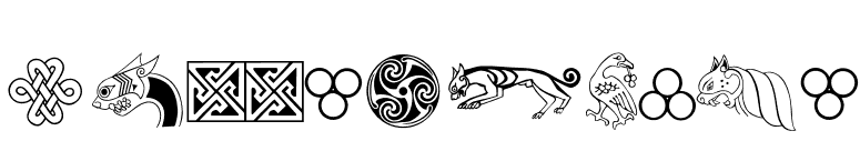 KellsExtras font preview