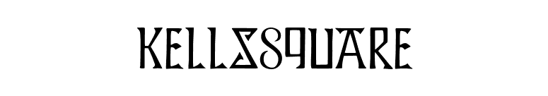 KellsSquare font preview