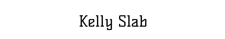 Kelly Slab font preview