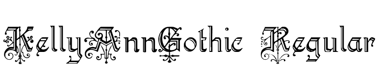 KellyAnnGothic Regular font preview