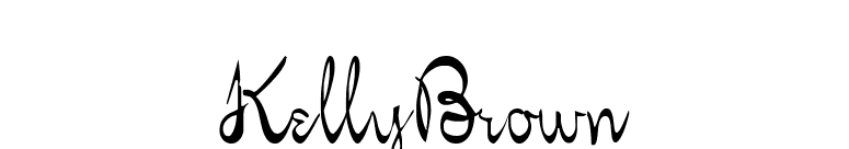 KellyBrown font preview