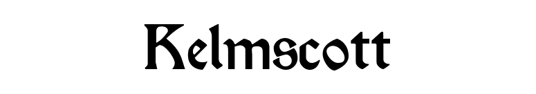 Kelmscott font preview