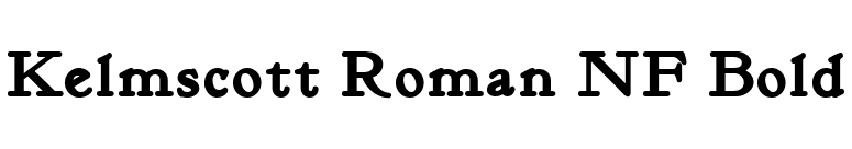 Kelmscott Roman NF Bold font preview