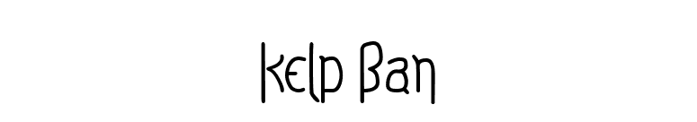 Kelp Ban font preview