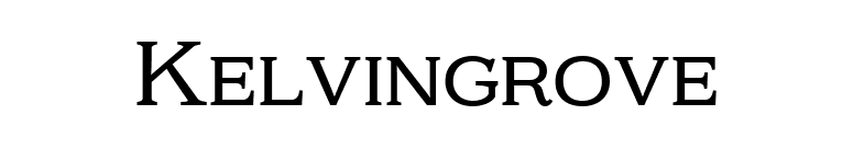 Kelvingrove font preview