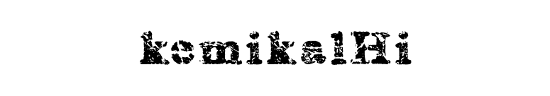 kemikalHi font preview
